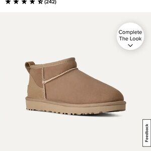 *NWT* UGG Ultra Minis Tan Boots with Plush Lining